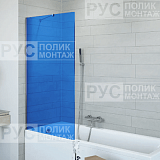 Поликарбонат для перегородки в ванной прямоугольная 900х1500 мм синий